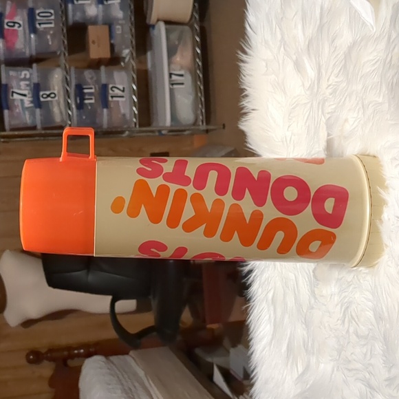 Vintage 1980's Duncan Donuts Thermos - Picture 2 of 4